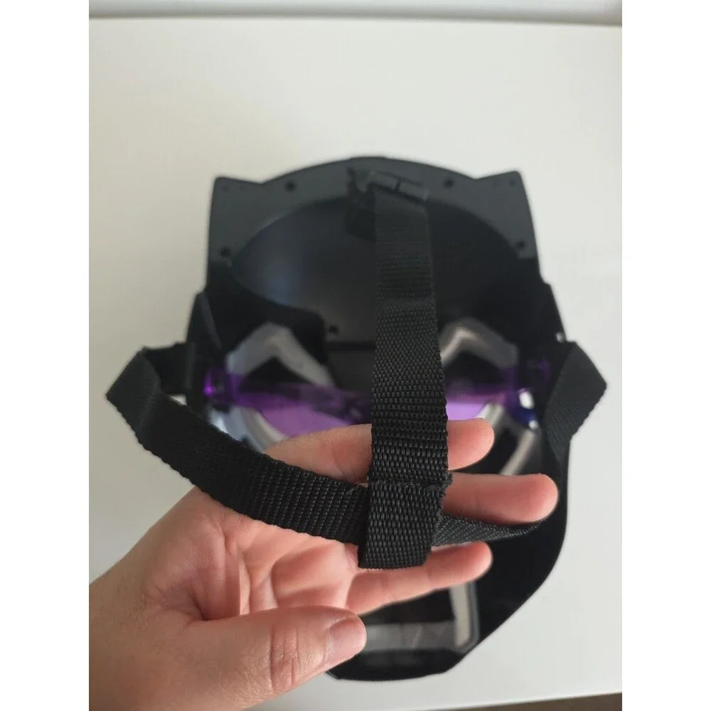 Black Panther Vibranium Power FX Light Up Mask Marvel Avengers‎ Cosplay Used